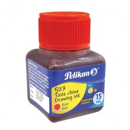[DIST02755] TINTA PELIKAN 05230003 CHINA 523  ROJO 15ML