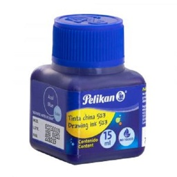 [DIST02756] TINTA PELIKAN 05230009 CHINA 523  AZUL ULTRA 15ML