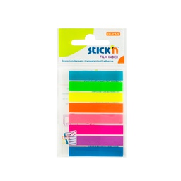 [DIST02763] BANDERITAS STICKN RECTANG. MINI COD. 21401 (8 COL.)
