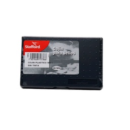 [DIST02844] ALMOHADILLA P/SELLO STAFFORD 9.5X6.5 NEGRO # 0