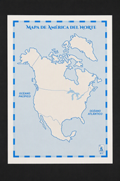 [DIST02897] MAPA DE AMERICA DEL NORTE