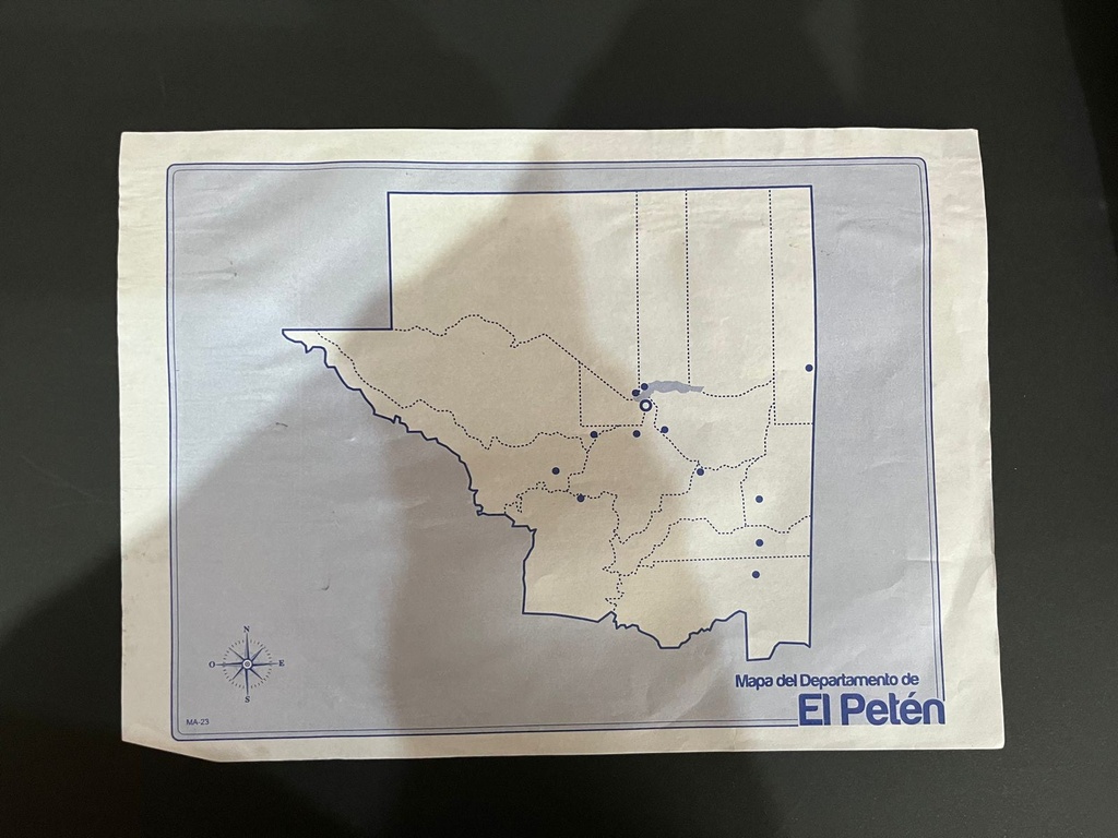 MAPA DE PETEN | Distribuidora los escudos