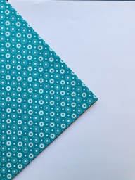 [DIST02935] ARIEL COVER TURQUEZA ESTAMPADO