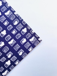 [DIST02936] ARIEL COVER MORADO ESTAMPADO