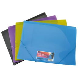 [DIST03015] FOLDER ESPAÑOL OFICIO C/BANDAS ELASTI. KRACH COLORES ST-00270