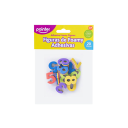 [DIST03042] NUMEROS DE FOAMY ADHESIVOS POINTER