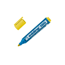 [DIST03090] MARCADOR EDDING 180 LAVABLE PUNTA REDONDA  AMARILLO