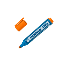 [DIST03094] MARCADOR EDDING 180 LAVABLE PUNTA REDONDA  NARANJA