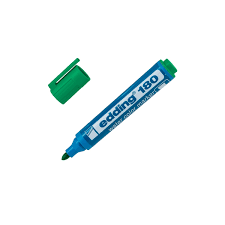 [DIST03098] MARCADOR EDDING 180 LAVABLE PUNTA REDONDA  VERDE