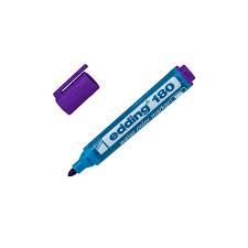 [DIST03099] MARCADOR EDDING 180 LAVABLE PUNTA REDONDA  VIOLETA