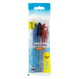 [DIST03110] BOLIGRAFO PAPER MATE KILOMETRICO BX3 NE/AZ/RO