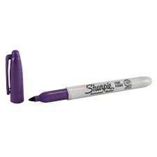 [DIST03192] MARCADOR PERM. SHARPIE PUNTA FINA  LILA