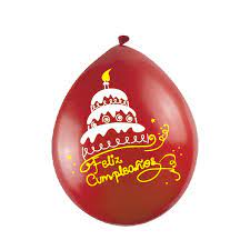 [DIST03280] GLOBO PALMERITO CHAPIN OCASION FELIZ CUMPLEAÑOS