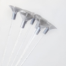 [DIST03287] PORTA GLOBOS  PLATEADO