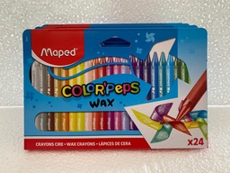 [DIST03288] CRAYONES CERA MAPED REGULAR 24 COLORES
