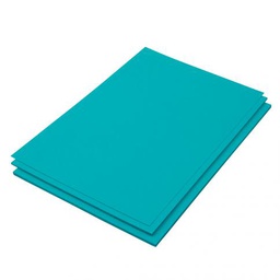 [DIST03349] HOJA ARIEL COVER OFICIO 180GRS. COLOR TURQUEZA AVA (PX25)
