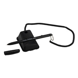 [DIST03468] BOLIGRAFO AZOR 6806 0.7MM C/BASE +3  NEGRO BX3