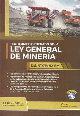 [DIST03505] LEY DE MINERIA