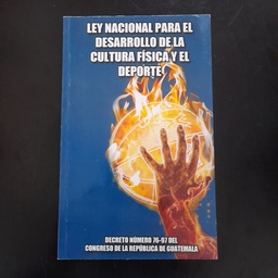 [DIST03551] LEY NACIONAL P/DESARROLLO DE LA CULTURA FISICA Y EL DEPORTE