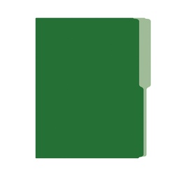 [DIST03587] FOLDER IRASA T/CARTA COLOR VERDE OBSCURO/PINO