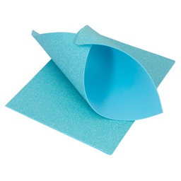 [DIST03653] FOAMY HOJA DIAMANTINA ARCOIRIS CELESTE (PX10)