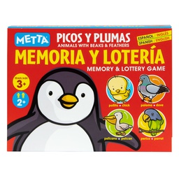 [DIST03706] MEMORIA Y LOTERIA PICOS Y PLUMAS METTA