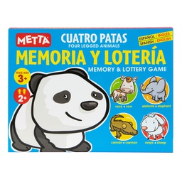 [DIST03707] MEMORIA Y LOTERIA METTA CUATRO PATAS METTA