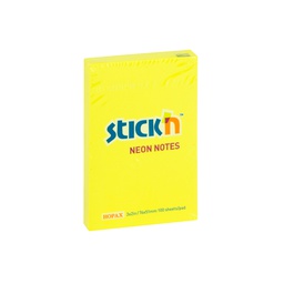 [DIST03713] BLOCK STICKN NEON 2X3" AMARILLO COD. 21132