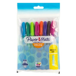 [DIST03730] BOLIGRAFO PAPER MATE KILOM. DISEÑO BOLSA X8 COLORES