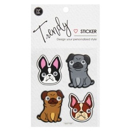 [DIST03731] STICKER LK 1106 TRENDY PERRITOS