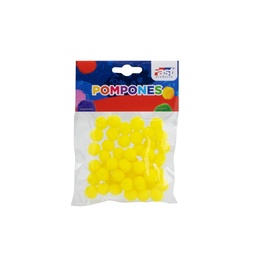 [DIST03780] POM POM FAST BX50 1.2CM AMARILLO