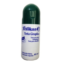 [DIST03816] TINTA PARA ALMOHADILLA PELIKAN  VERDE 60ML