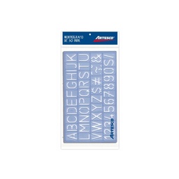 [DIST03918] PLANTILLA ARTESCO 10253100 LETRAS
