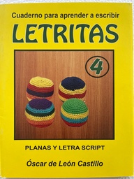 [DIST03930] CUADERNILLO DE CALIGRAFIA  LETRITAS # 4