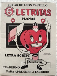 [DIST03932] CUADERNILLO DE CALIGRAFIA  LETRITAS # 6