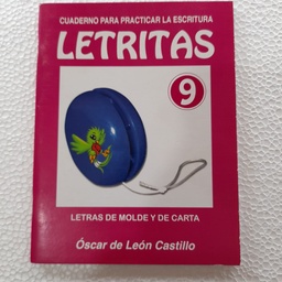 [DIST03935] CUADERNILLO DE CALIGRAFIA  LETRITAS # 9