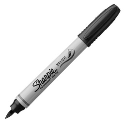 [DIST03949] MARCADOR PERM. SHARPIE 1810705 TIPO PINCEL NEGRO