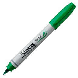 [DIST03952] MARCADOR PERM. SHARPIE 1863389 TIPO PINCEL VERDE
