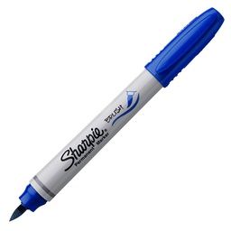 [DIST03953] MARCADOR PERM. SHARPIE 1863390 TIPO PINCEL AZUL