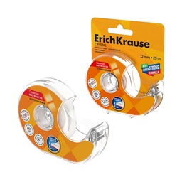 [DIST03961] CINTA ADHESIVA ERICH KRAUSE CRISTAL 19445 C/DISPEN.