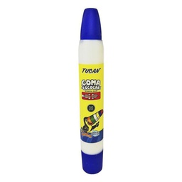 [DIST04000] GOMA BLANCA TUCAN DOBLE PUNTA 50 GRS (CX24)