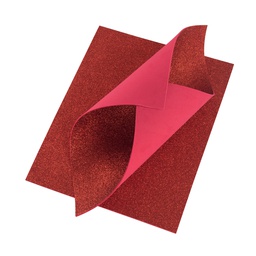 [DIST04056] FOAMY HOJA DIAMANTINA ARCOIRIS ROJO (PX10)