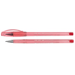[DIST04064] BOLIGRAFO FABER CASTELL ICE 61-F PUNTO FINO 0.8 ROJO CX12