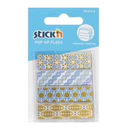 [DIST04174] BANDERITAS STICKN POP UP DISEÑOS CELESTE COD. 26082