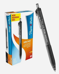 [DIST04189] BOLIGRAFO PAPER MATE KILOM. 300 RETRACTIL  NEGRO CX12