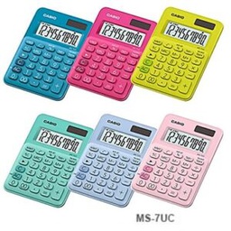 [DIST04192] CALCULADORA DE BOLSILLO CASIO SL-310UC 10 DIG. COLORES