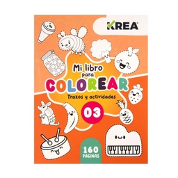 [DIST04266] LIBRO PARA COLOREAR KREA 160PAG BOOK 3