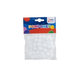 [DIST04700] POM POM FAST BX50 1.2CM BLANCO