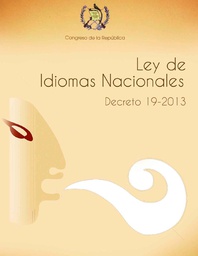 [DIST04779] LEY DE IDIOMAS NACIONALES