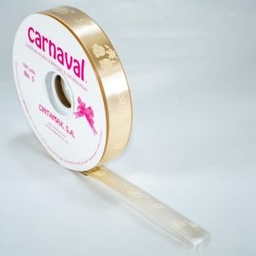 [DIST04877] LISTON CINTAMAX #5 DISEÑO 15 AÑOS COLOR CHAMPANGE